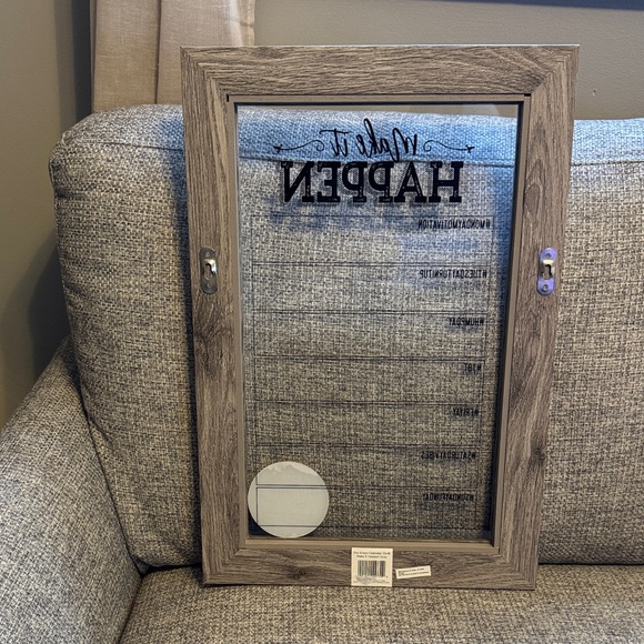 Wooden Framed Dry Erase Board - Picture 2 of 2